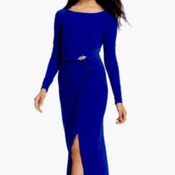 RALPH LAUREN Saphire Embellished Jersey Gown - Picture 2 of 3